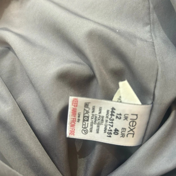Next dress  size 8 (12 uk) excellent condition beautiful lined shift dress thick - Picture 15 of 16